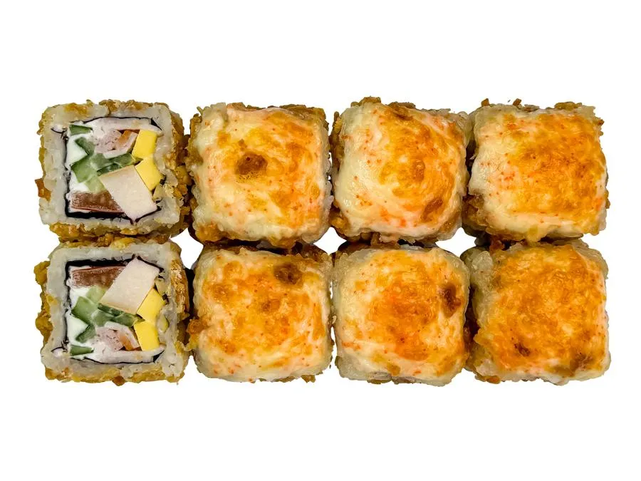 Запечённая курица в жаренном луке