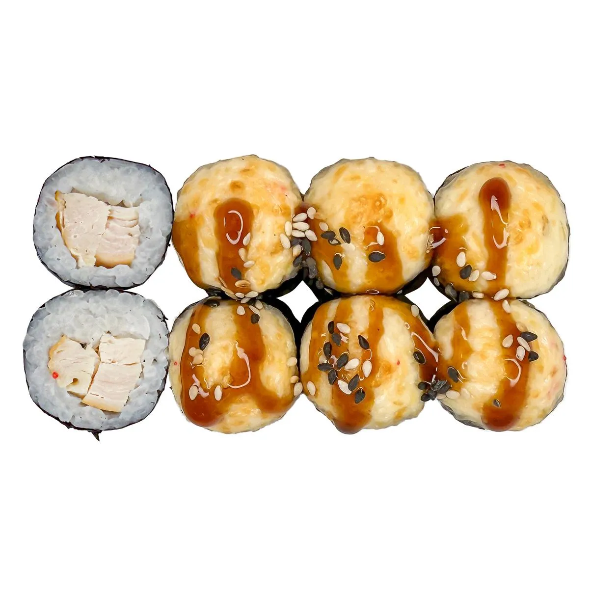 Горячая мини копчённая курица